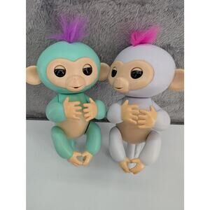 2 Fingerling interactive baby monkeys electronic toys WowWee in 2016 **TESTED**